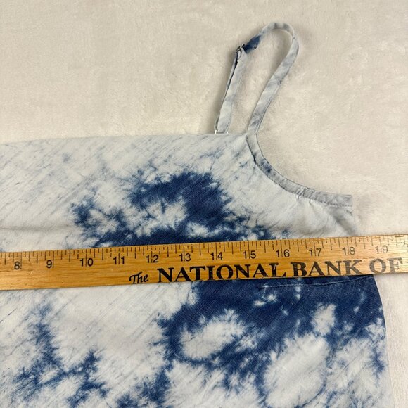 Bella Dahl Women's Blouse Bias Cowl Neck Tie up Cami Top Cloud Wash Sz S - Picture 9 of 10